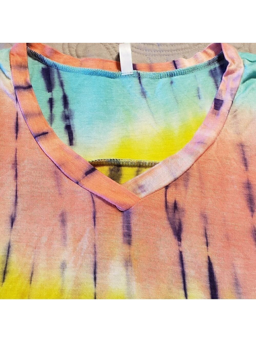 Yee Tie Dye Long sleeve Shirt with Open/Split back. - Picture 2 of 8